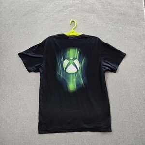 Xbox Men Shirt LARGE Black Graphic Gamer Tee Short Sleeve